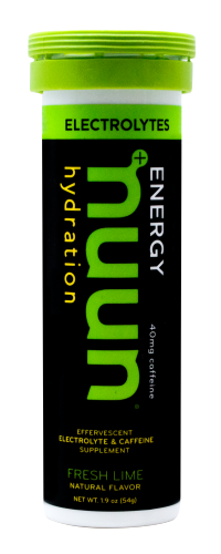 Nuun Electrolyte Tablets: Fresh Lime (Caffeinated)