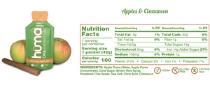 Huma Chia Energy Gel: Original (Apples & Cinnamon)