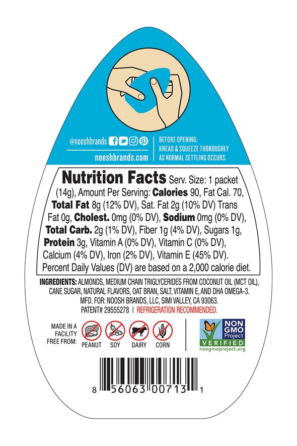 Noosh Almond Butter Packets: Keto Friendly With Added MCT Oil: Birthday Cake