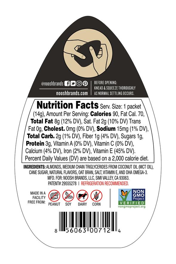Noosh Almond Butter Packets: Keto Friendly With Added MCT Oil: Coffee