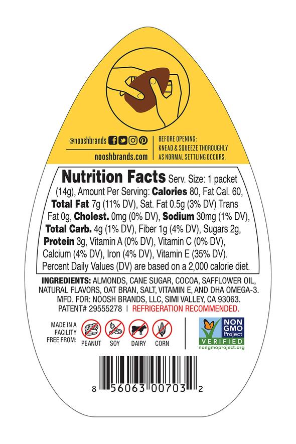 Noosh Almond Butter Packet: Chocolate